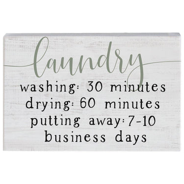 Laundry Washing - Small Talk Rectangle